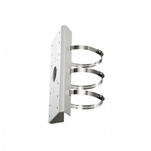 [DS-1475ZJ-Y] - HIK - Support de montage - Poteau; Acier inoxydable - Blanc