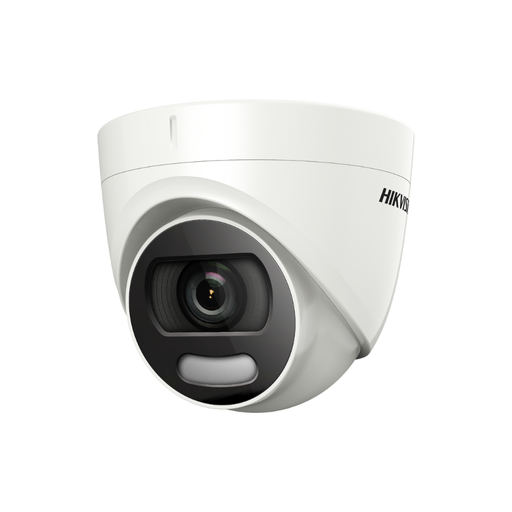 [DS-2CE72HFT-F28(2.8mm)] - HIK - Eyeball - ColorVu - 5Mp - FF 2.8mm (99°) - 0,0005lux - WDR 130dB - lumière 20m - IP67 - POE;12DC;4W