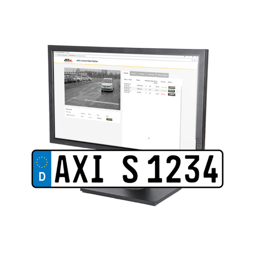 [AXIS LICENSE PLATE VERIFIER 1P E-LICENSE; 01574-001] - AXIS - Licence - E-licence reconnaissance de plaque d’immatriculation; jusqu’à 70 km/h