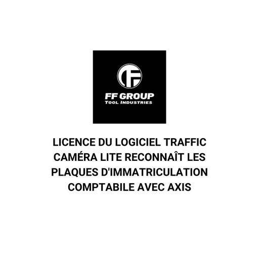 [CaMMRa LPR App] - FF GROUP - TraFFic CaMMRa LITE  - Edge LPR (free flow) App pour les caméras AXIS, reconnaît les plaques d'immatriculation