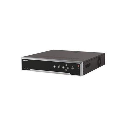 [DS-7732NI-I4/16P(B)] - HIK - NVR - 32 voies - 16xPOE(200W);I/O:16/4 - 4K - 256Mbps - HDMIx2/VGA - 4 slots SATA(10To max); 1 slot ESATA - 100-240VAC;20W