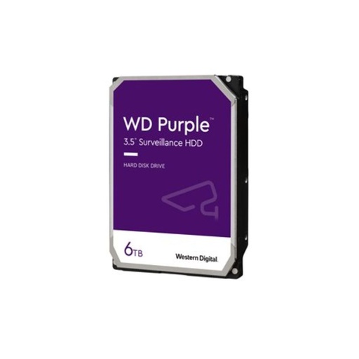 [WD63PURZ] - Western Digital - Disque dur WD Purple - 6To - 3,5&quot; - 5 400 tours/min - 256Mo mémoire