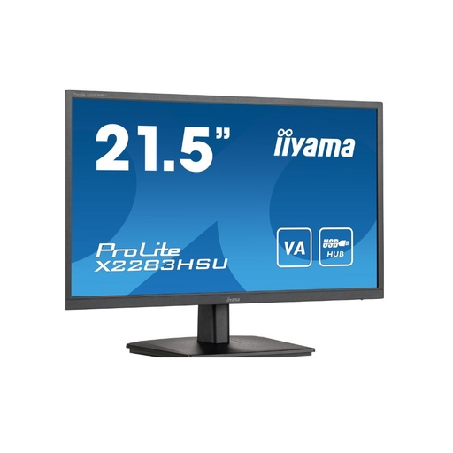 [X2283HSU-B1] - IIYAMA - Ecran - 21,5&quot; - FULL HD - 250cd/m² - 3000:1 - VA - DP-HDMI - Ultra mince