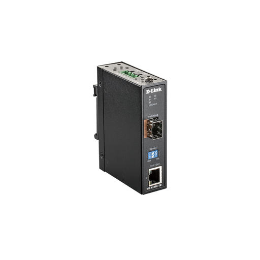 [DIS-M100G-SW] - D-LINK - Convertisseur - RJ-45 / SFP (mini-GBIC); 1000Base-T - 12-48VDC - 4W