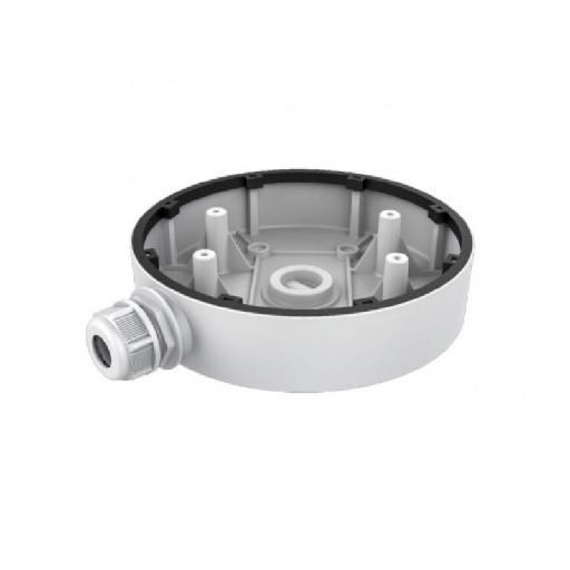 [DS-1280ZJ-DM55] - HIK -  ACCESSOIRE - Boîte de jonction blanc aluminium Φ 155 mm × 36 mm (Φ 6.1&quot; × 1.42&quot;)