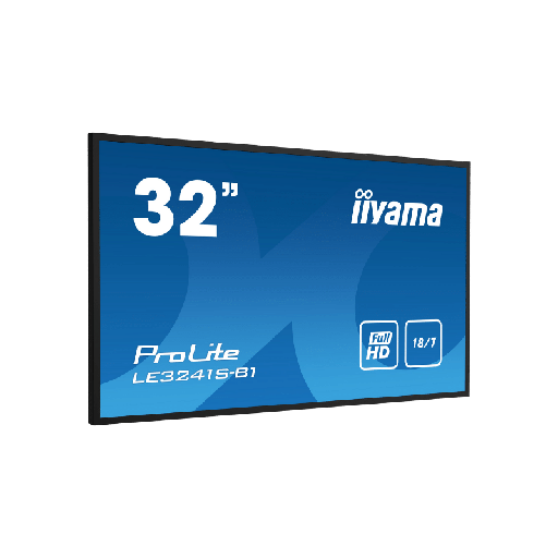 [LE3241S-B1] - IIYAMA - 32&quot; - FULL HD - 350cd/m² - 1200:1 - 18/7 - VESA 200x200 - IPS - HDMI-VGA