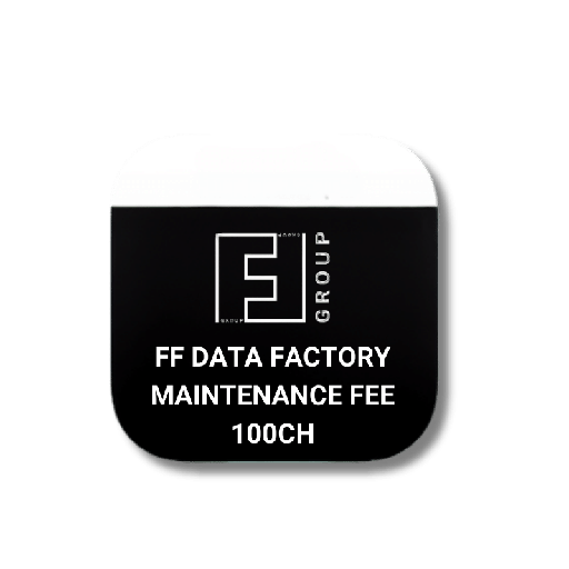 [FF Data Factory Maintenance Fee 100CH] - FF GROUP - Service - Data Factory - Maintenance d'une plate-forme centrale basée sur un serveur et comprenant jusqu'à 100 canaux